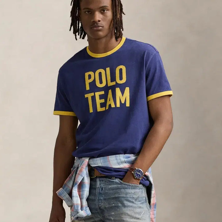 [BUNJANG] Polo Ralph Lauren Polo Team Ringer T-Shirt / 폴로 랄프로렌 폴로팀 링거 티셔츠