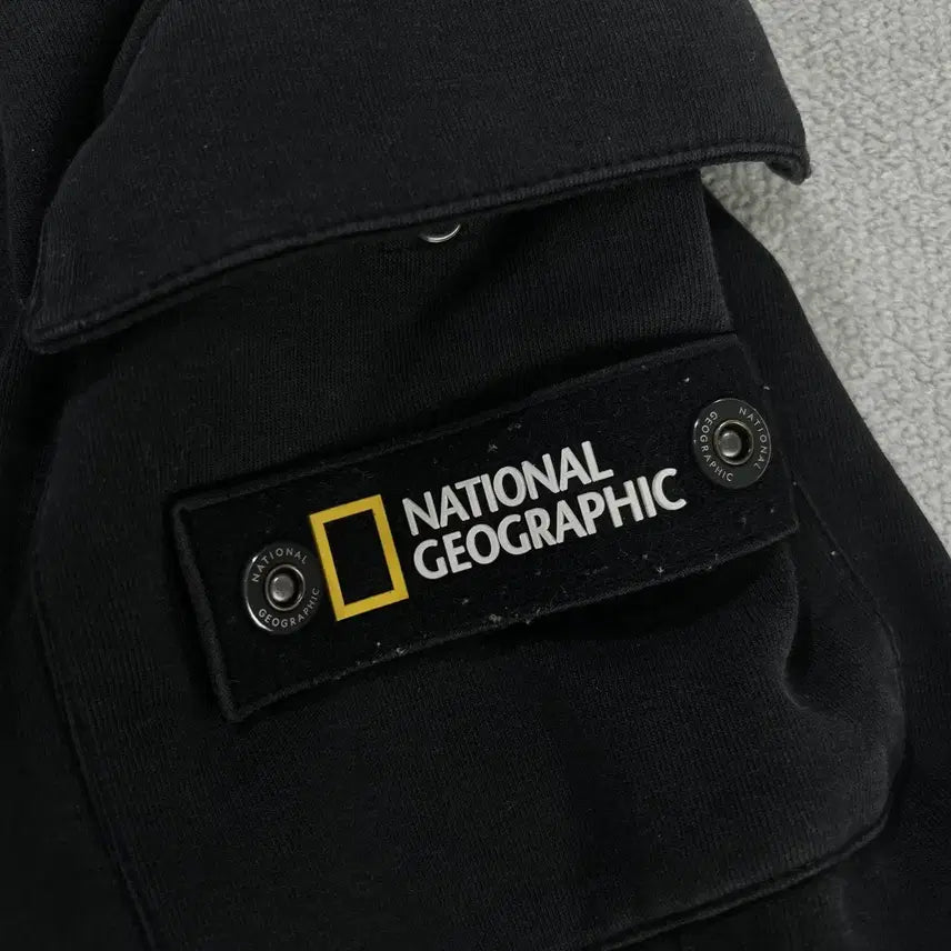 [BUNJANG] National Geographic Black Cargo Jogger Pants / 내셔널지오그래픽 블랙 카고 조거팬츠