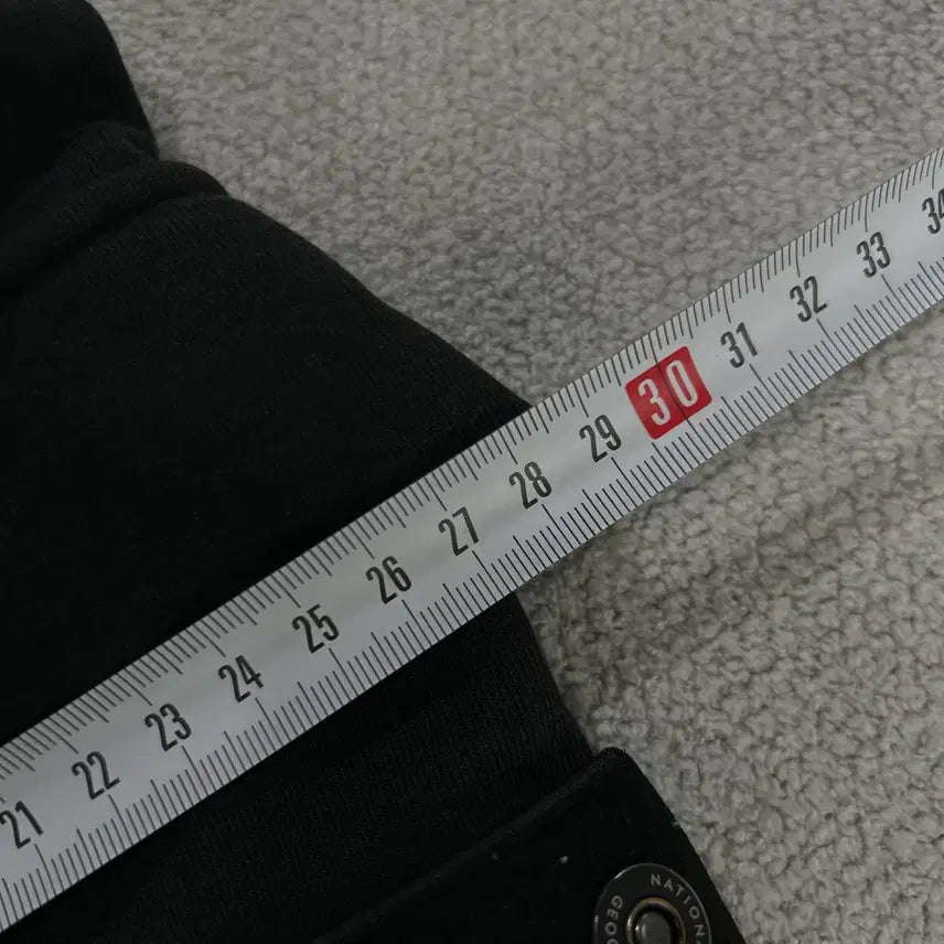 [BUNJANG] National Geographic Black Cargo Jogger Pants / 내셔널지오그래픽 블랙 카고 조거팬츠