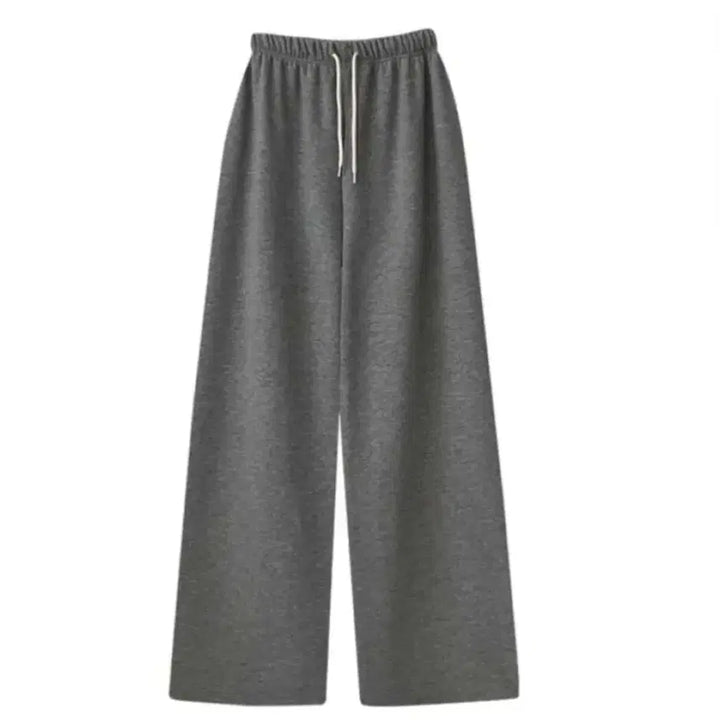 [BUNJANG] Ably Training Wide Pants Gray / 에이블리 트레이닝 와이드 팬츠 그레이