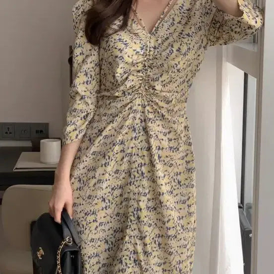 [BUNJANG] Renne Dahlia Hotel Nine Grab Dress / 렌느 달리호텔 나인그랩 원피스 새상품 글로우님프.m