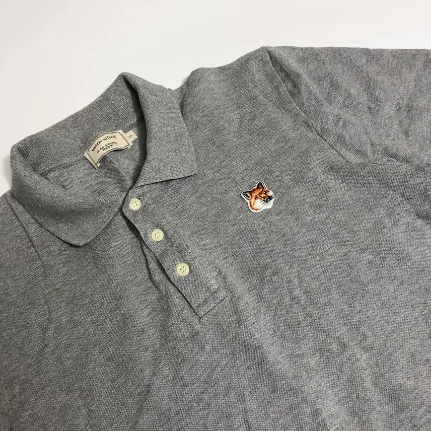 [SOLD OUT] 메종키츠네 폭스 반팔 카라티 s