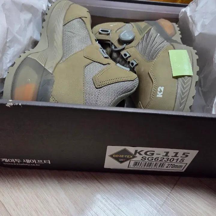 [BUNJANG] K2 KG-115 Gore-Tex Safety Boots 270mm / K2 KG-115 고어텍스 안전화 270mm