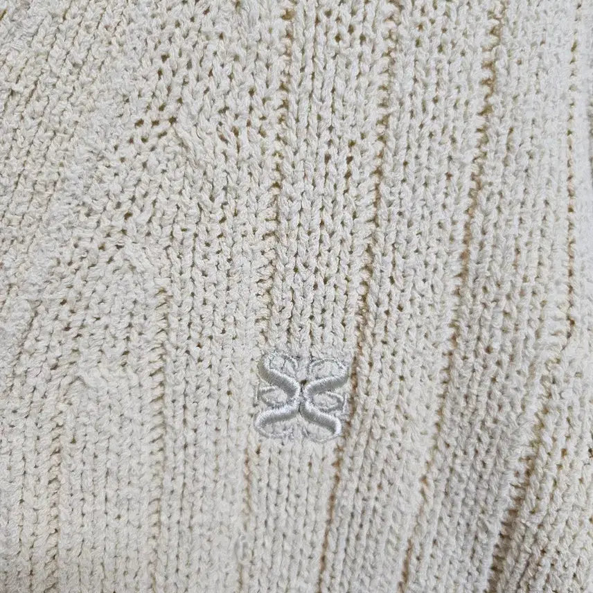 [SOLD OUT] 미사용 새상품) 세터 SATUR 파로 부클가디건 레몬크림 봄시즌 ws
