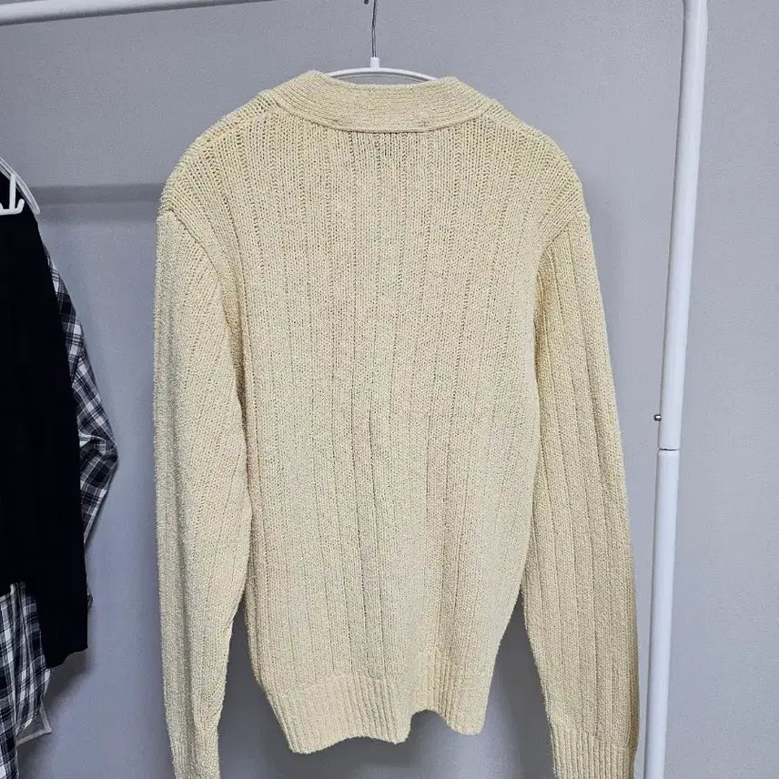 [SOLD OUT] 미사용 새상품) 세터 SATUR 파로 부클가디건 레몬크림 봄시즌 ws