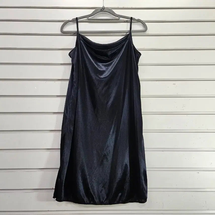 [BUNJANG] Treasure Hunter Angel Navy Blue Adjustable Strap Slip Dress / 진네이비  신축성좋은 끈슬립 66/보물찾기천사