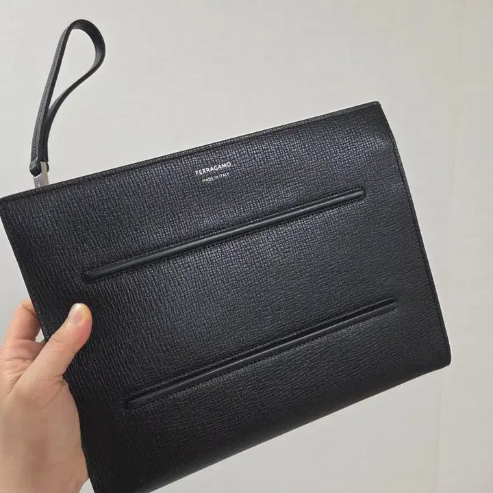 [BUNJANG] Ferragamo Black Leather Men&