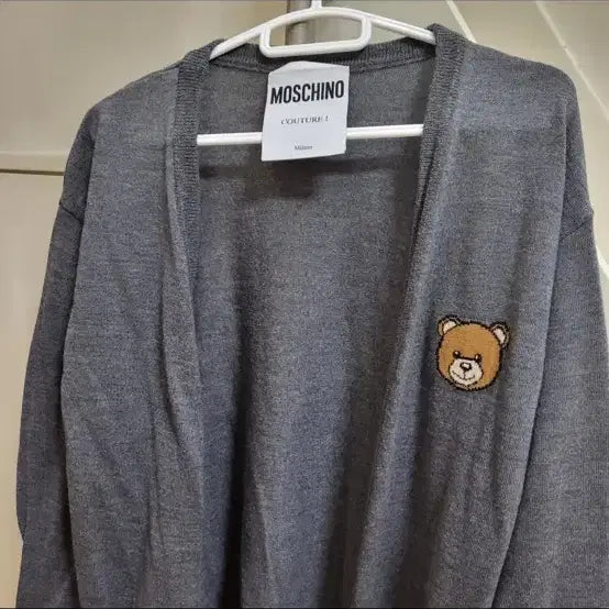 [BUNJANG] Moschino Teddy Bear Cardigan / 모스키노 곰돌이 가디건 정품