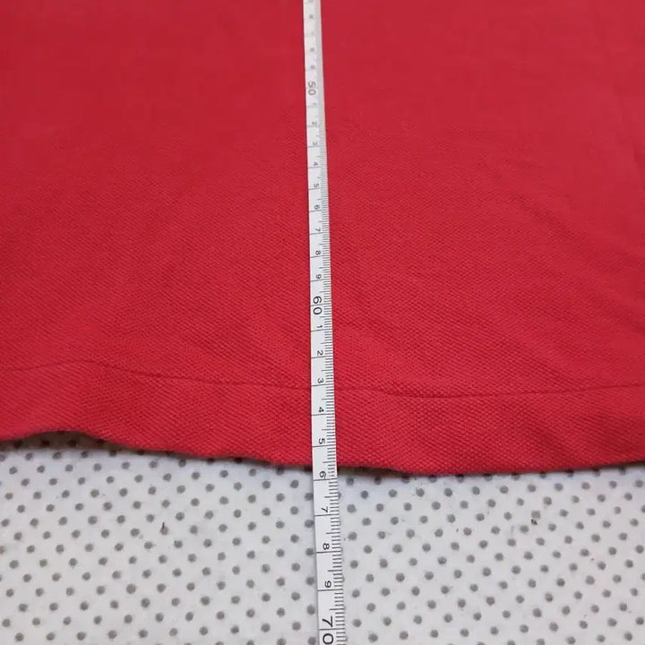[BUNJANG] Lacoste Red Short Sleeve Polo T-Shirt / 라코스테 레드 반팔 폴로 티셔츠
