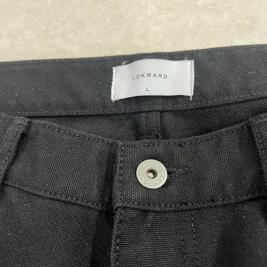 [BUNJANG] Locker Room Canvas Work Pants Black L / 로커드 캔버스 워크팬츠 블랙 L