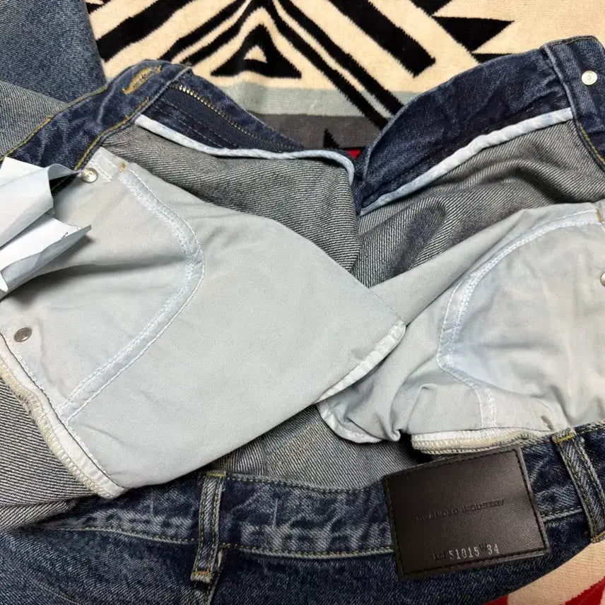 [BUNJANG] KURABO ROCKSTAR Jeans Wide Straight 34 / KURABO ROCKSTAR JEANS [WIDE STRAIGHT] 34