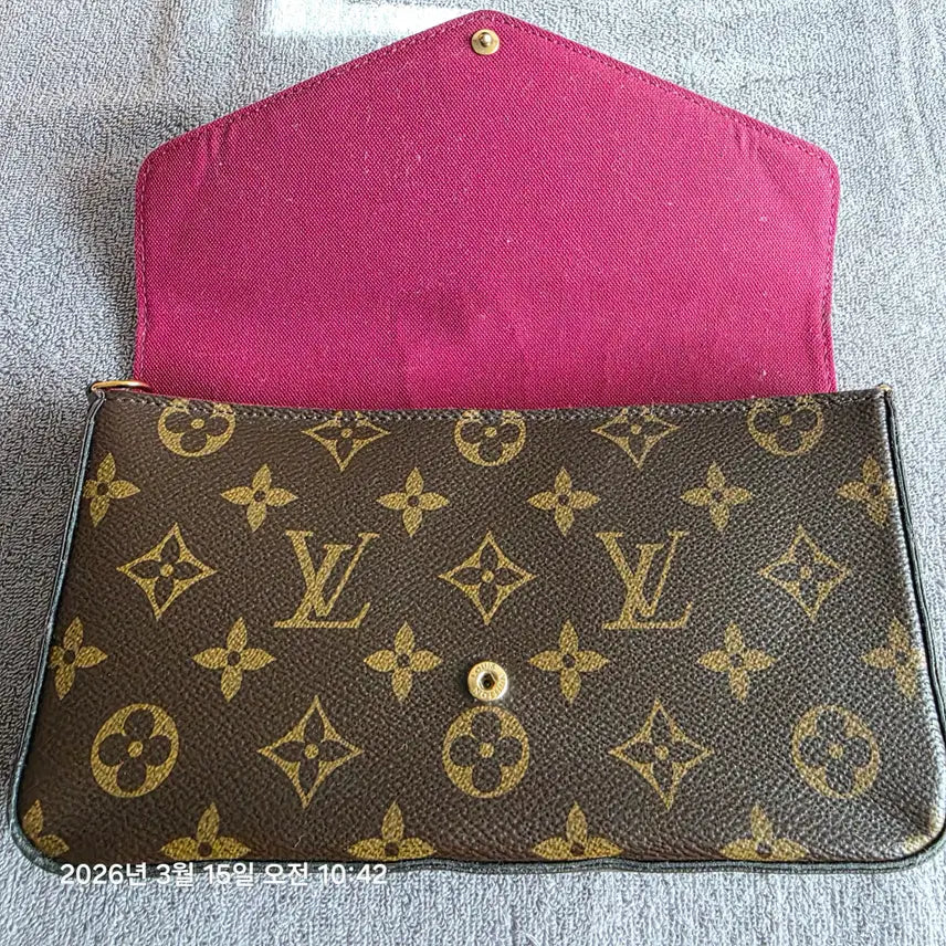 [BUNJANG] Louis Vuitton Monogram Pochette Felicie Crossbody Bag / 루이비통 모노그램 크로스백