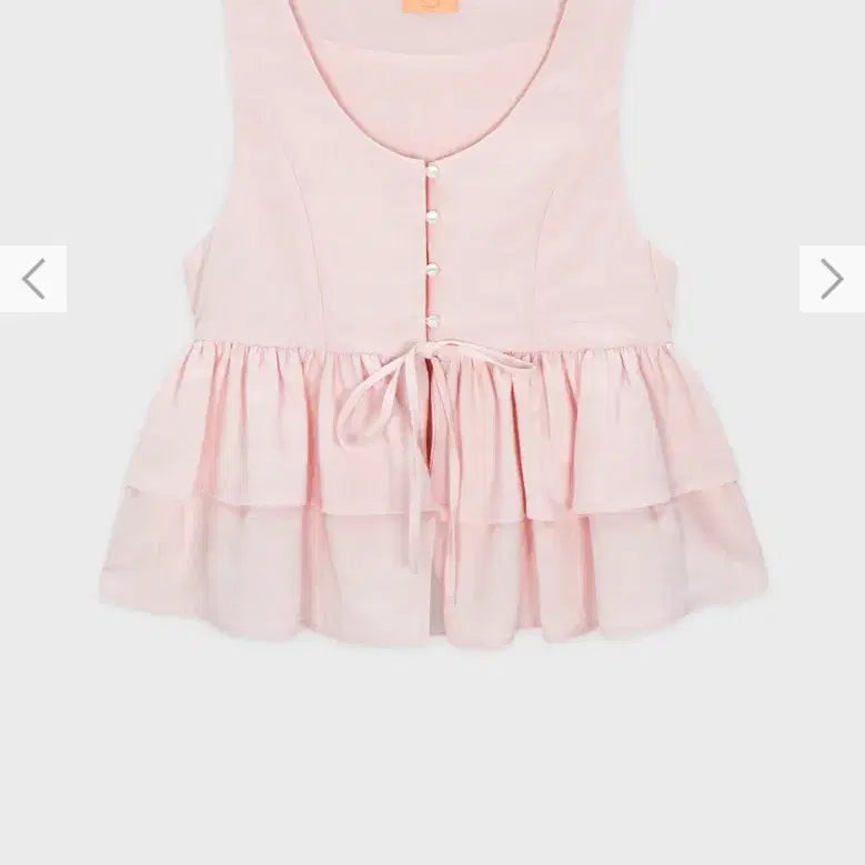 [BUNJANG] SINEINN V-Neck Vest Blouse / 시눈 브이넥 베스트 블라우스