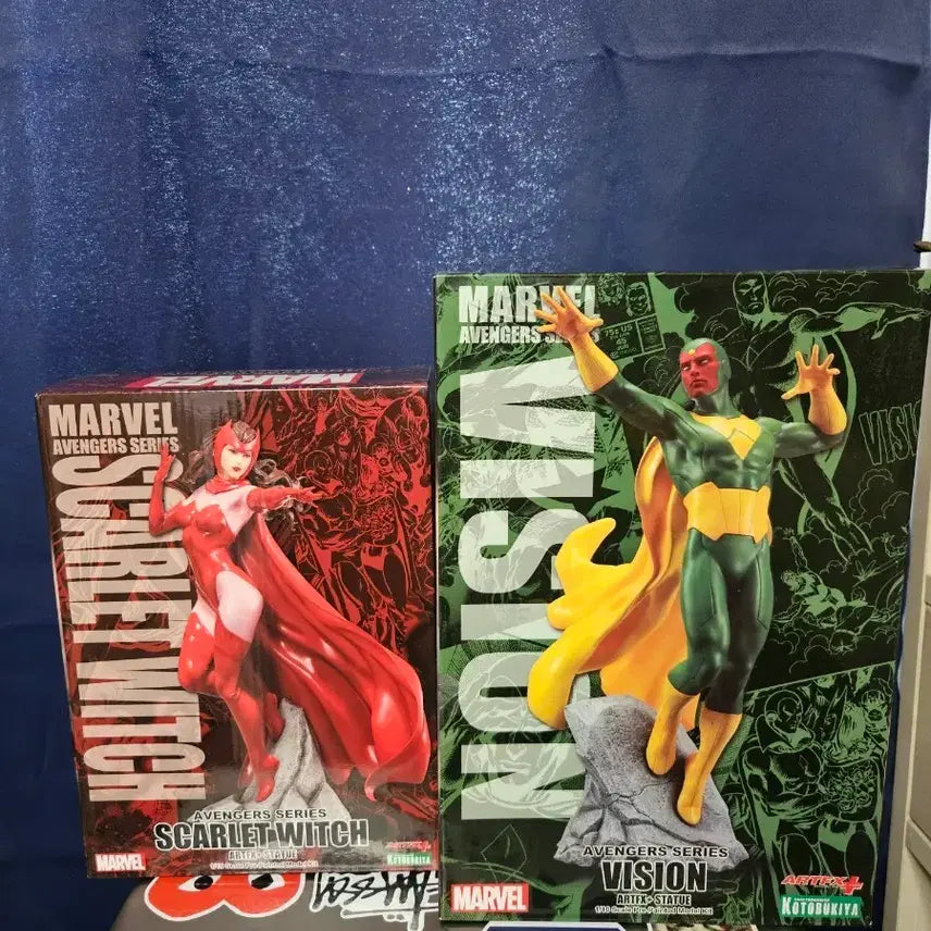 [BUNJANG] Kotobukiya Marvel Scarlet Witch Vision Figure / 코토부키야 마블 스칼렛 위치 비전 피규어