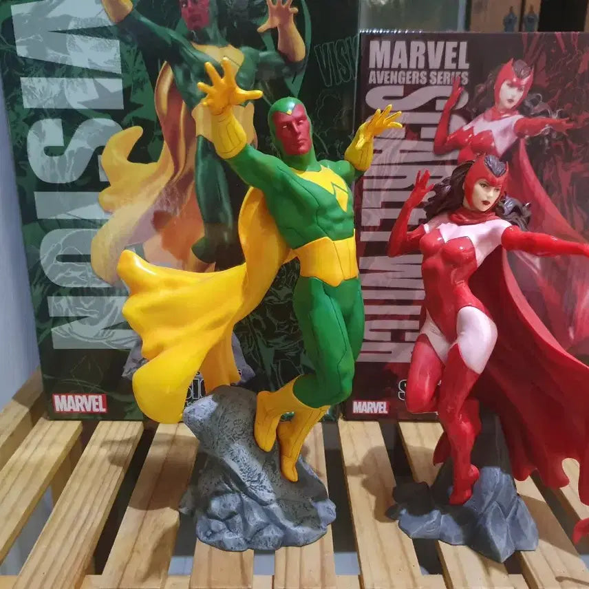 [BUNJANG] Kotobukiya Marvel Scarlet Witch Vision Figure / 코토부키야 마블 스칼렛 위치 비전 피규어