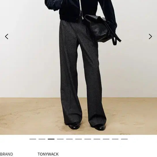 [BUNJANG] Toniqwek Dark Navy Velvet Blouson Jacket / 토니웩 다크네이비 벨벳 블루종 자켓