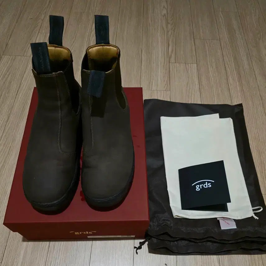 [BUNJANG] Gradas Chelsea Brown Boots / 그라더스 첼시 브라운 260