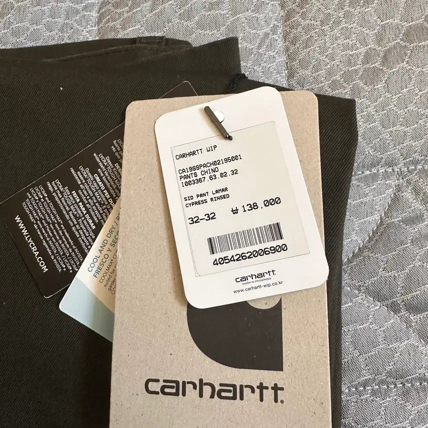[BUNJANG] Carhartt WIP Sid Pants Lamar Cypress Rinsed / 칼하트 하의 시드 팬츠 라마르 사이프러스 린스드