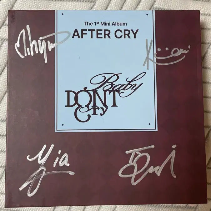 [BUNJANG] BABYDONTCRY Signed Album (Not For Sale) / 베이비돈크라이 BABYDONTCRY 친필 싸인앨범 비매