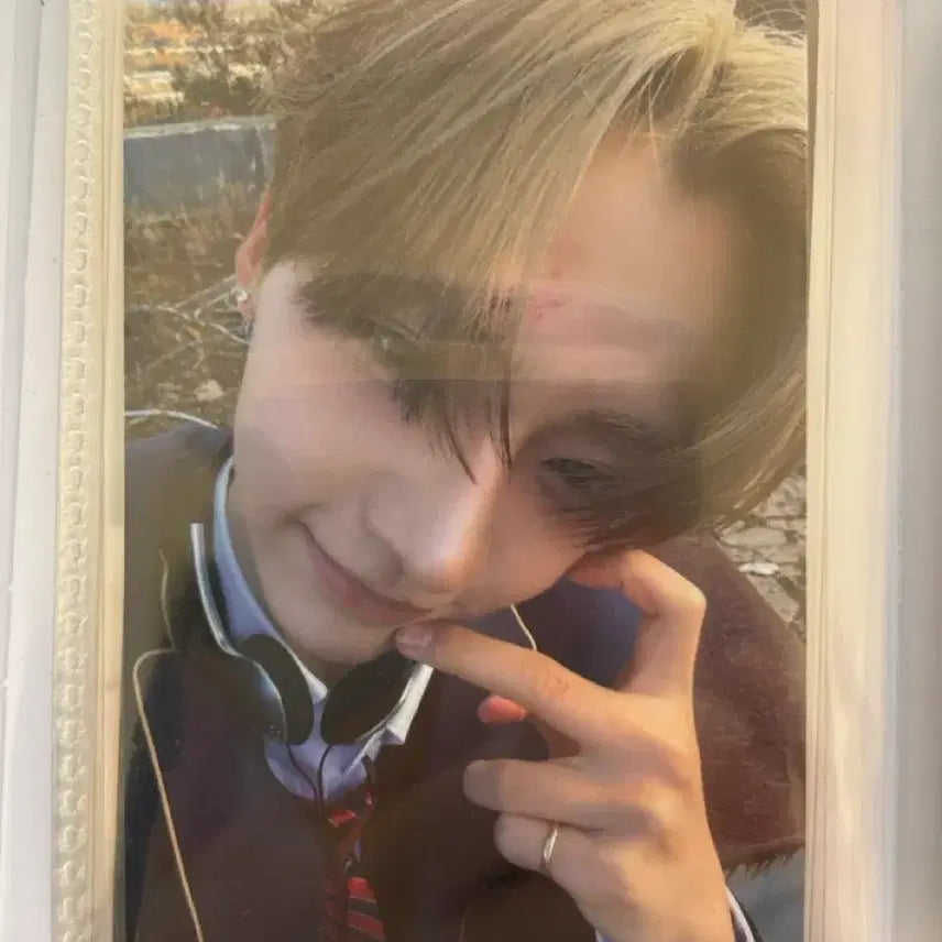 [BUNJANG] ALDEONE Sangwon Musicplant School Uniform Photocard / 알디원 상원 뮤직플랜트 교복포카