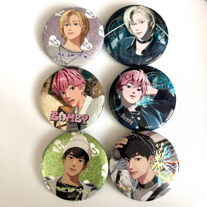 [BUNJANG] PLAVE Dash Kakurenbo Glitter Name Badge / 플레이브 대쉬 숨바꼭질 카쿠렌보 글리터 이름 뱃지