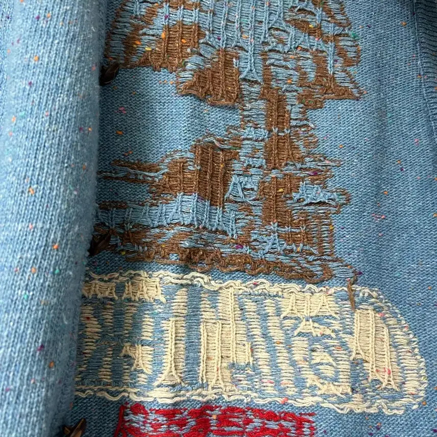 [BUNJANG] Teket Knit Vest Sky Blue / teket 테켓 니트 베스트 하늘색
