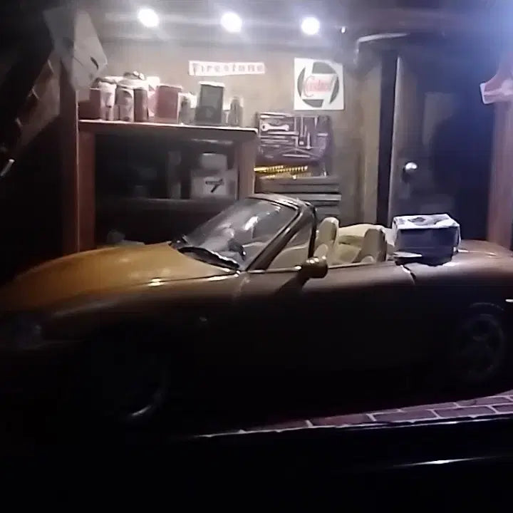 [BUNJANG] 1/43 Scale Car Repair Diorama / 1/43자동차정비 디오라마(개인자작품)