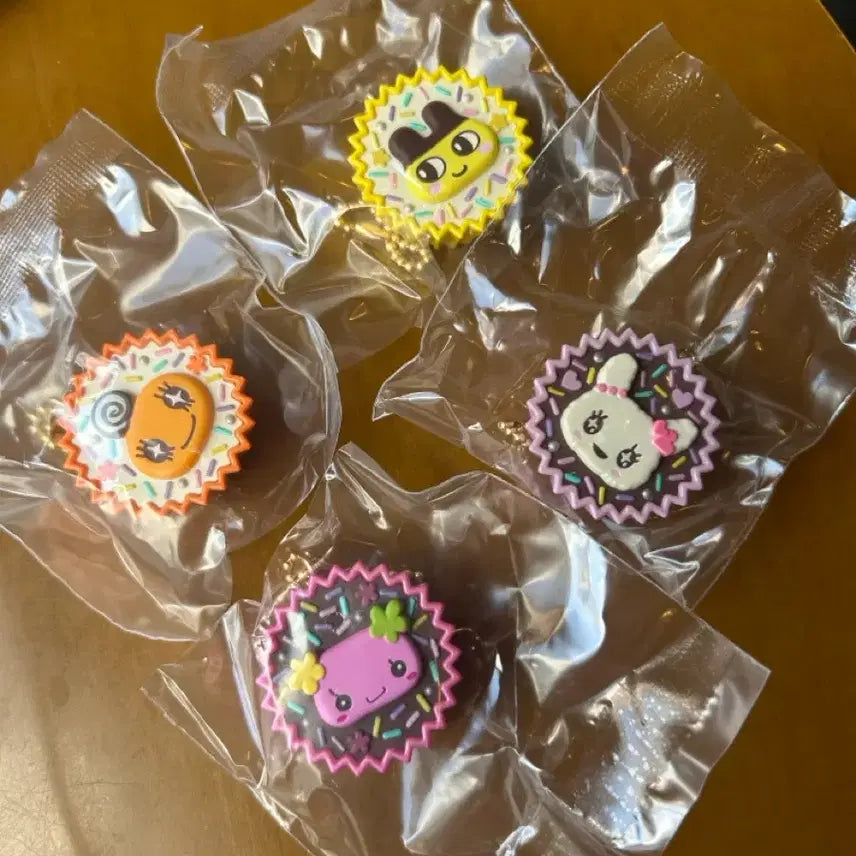 [SOLD OUT] 다마고치 헤이세이 수제 간식 챰 세트 마메치 플라워치 메메치 러브리치