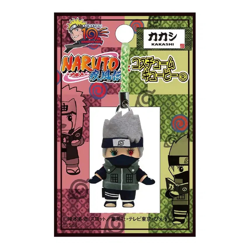 [SOLD OUT] 나루토 하타케 카카시 사륜안 코스튬 큐피 스트랩