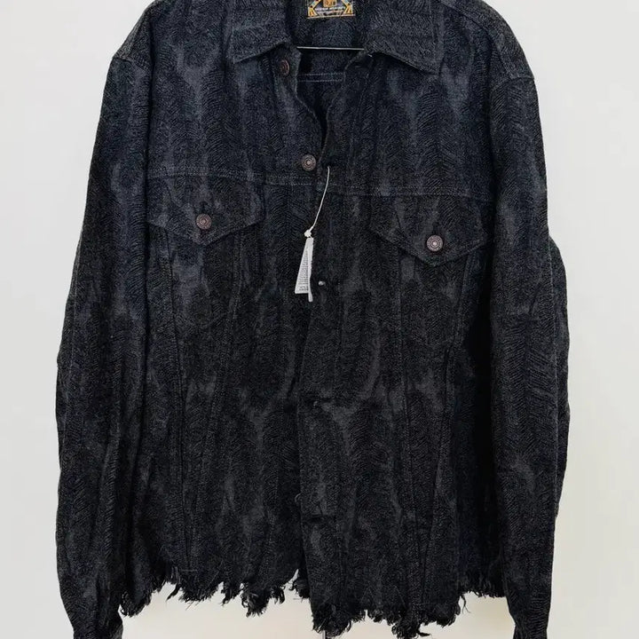[BUNJANG] Capital MacPhee Feather Denim Jacket / 캐피탈 맥파이 패더데님자켓 블랙 5