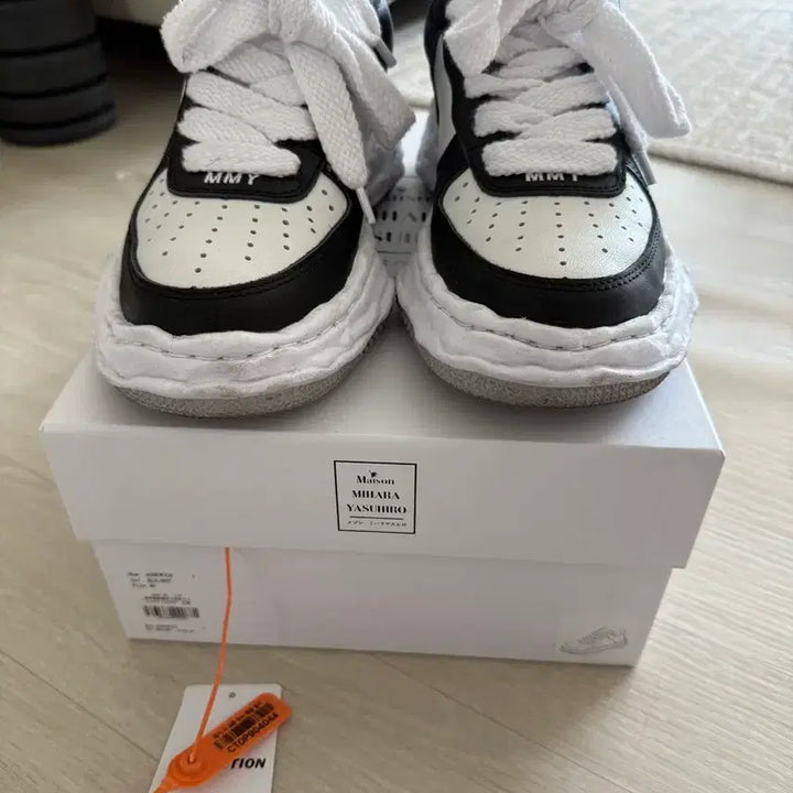 [BUNJANG] Mihara Yasuhiro Wayne Leather Low-Top Sneakers / 미하라야스히로 웨인 레더 로우탑 40사이즈MMY