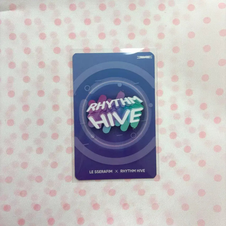 [SOLD OUT] [미사용] 르세라핌 리듬하이브 포토카드