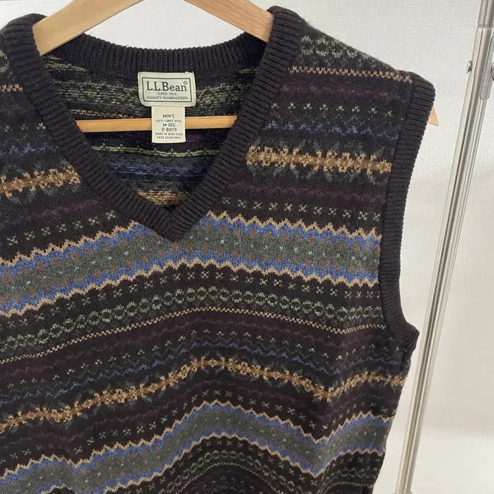 [BUNJANG] L.L.Bean Lambswool V-Neck Knit Vest / 빈티지 L.L.Bean 램스울 V넥 니트 조끼