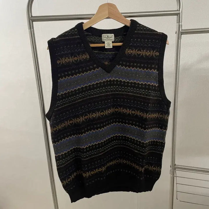 [BUNJANG] L.L.Bean Lambswool V-Neck Knit Vest / 빈티지 L.L.Bean 램스울 V넥 니트 조끼