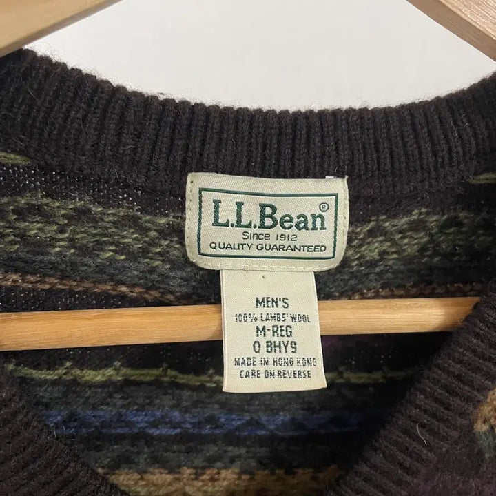 [BUNJANG] L.L.Bean Lambswool V-Neck Knit Vest / 빈티지 L.L.Bean 램스울 V넥 니트 조끼