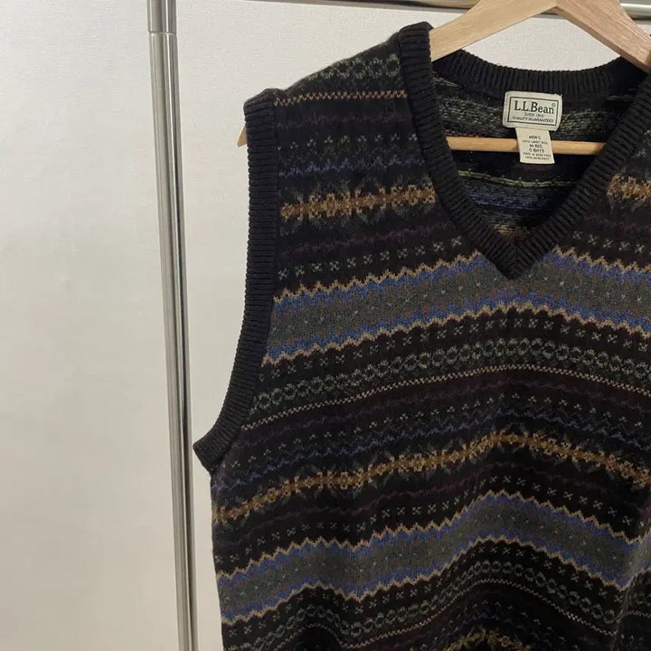 [BUNJANG] L.L.Bean Lambswool V-Neck Knit Vest / 빈티지 L.L.Bean 램스울 V넥 니트 조끼