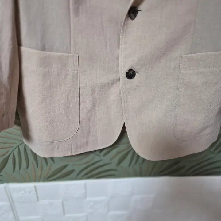 [BUNJANG] BOSS Linen Jacket Beige Size 40 / BOSS자켓