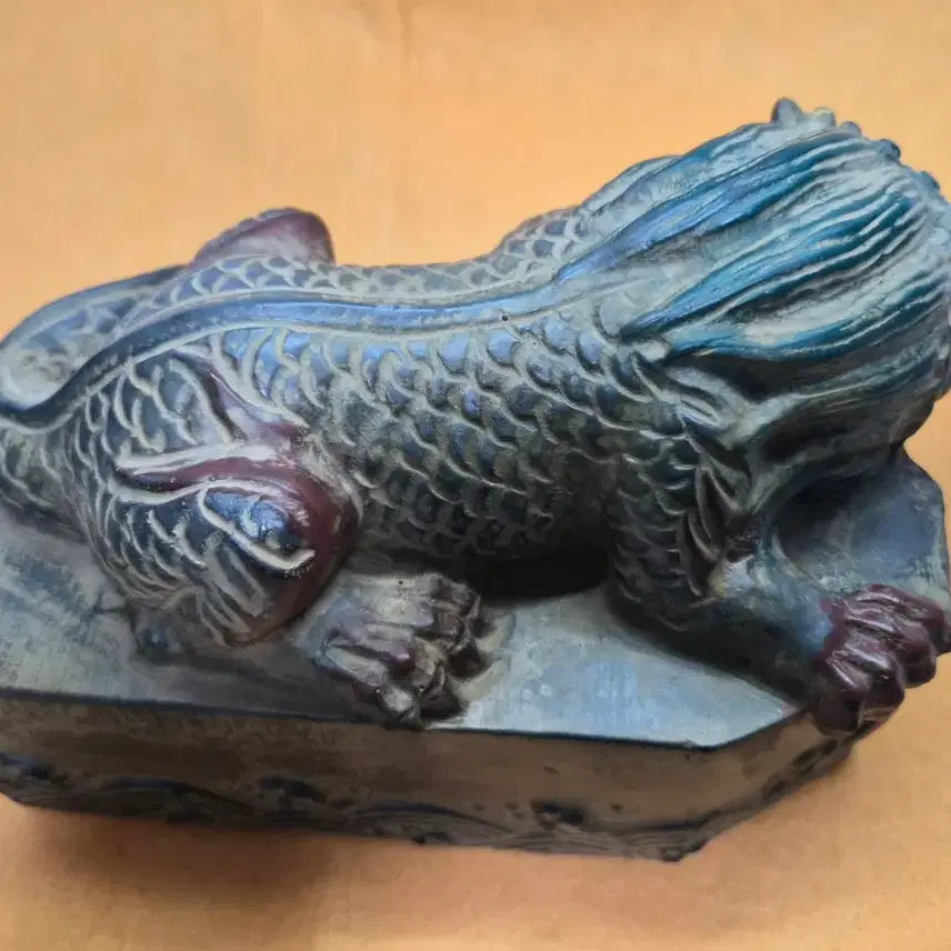 [BUNJANG] Joseon Dynasty Basalt Stone Sculpture / 송대 자사석 비슈  조각상 2.43kg