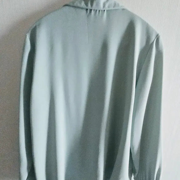 [BUNJANG] Mint Color Shirt Blouse / 민트 셔츠 블라우스