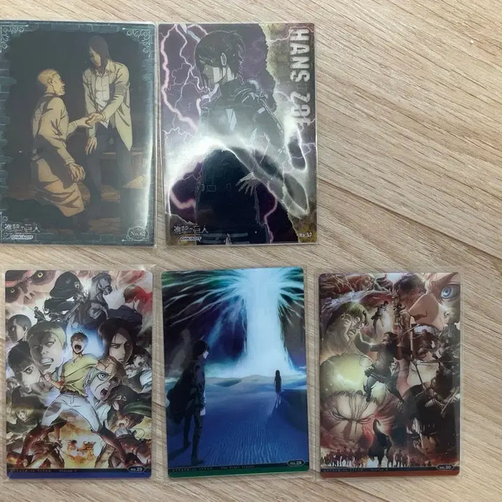 [BUNJANG] Attack on Titan Card Bundle Set / 진격의거인 카드 일괄