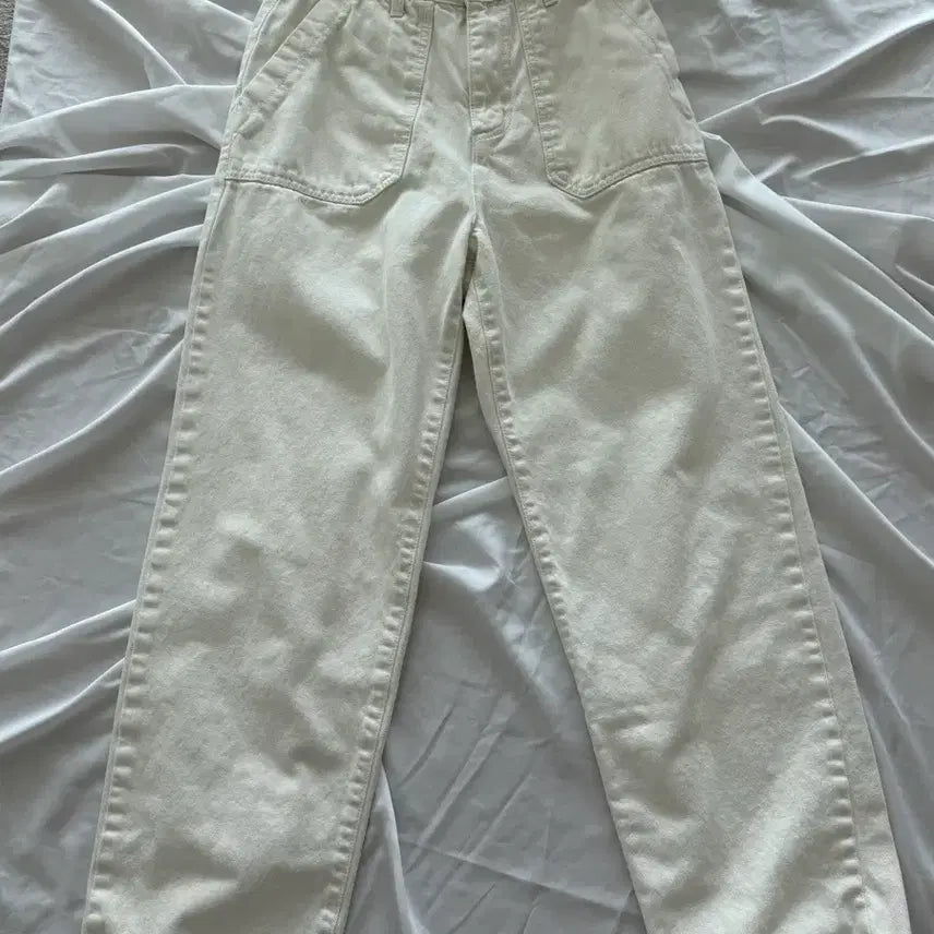[BUNJANG] Leegarden Ivory Straight Pants / leegarden 리가든 아이보리 스트레이트 팬츠