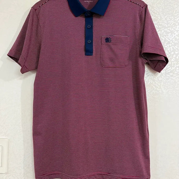 [BUNJANG] Kolon Striped Polo Shirt / 상태좋음! 코오롱 스트라이프 카라티셔츠