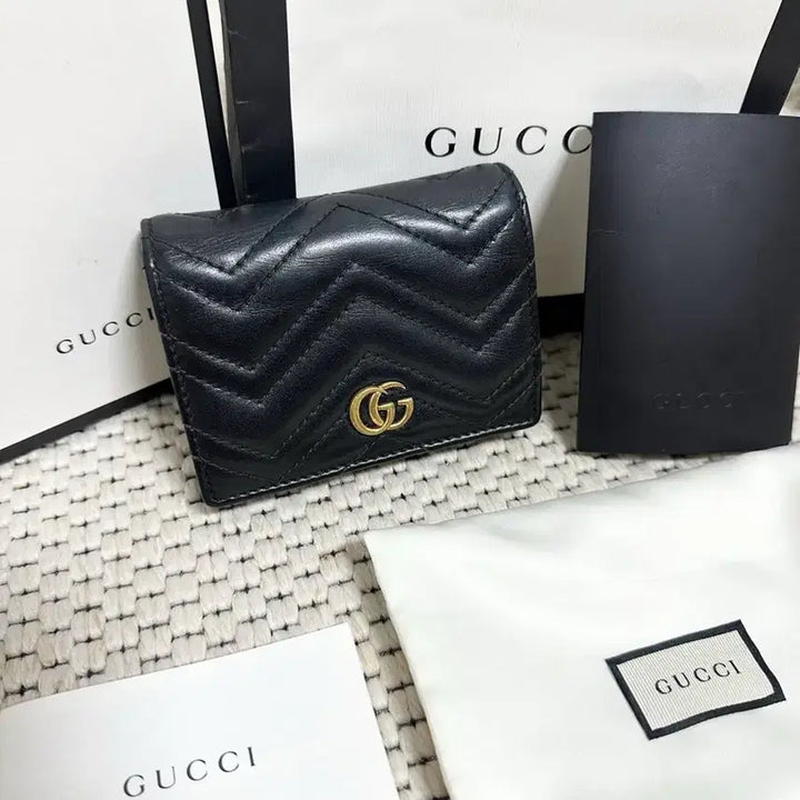 [BUNJANG] Gucci Marmont Matelasse Wallet Black / (정품)(풀구성)구찌 마몬트 마틀라세 반지갑 블랙