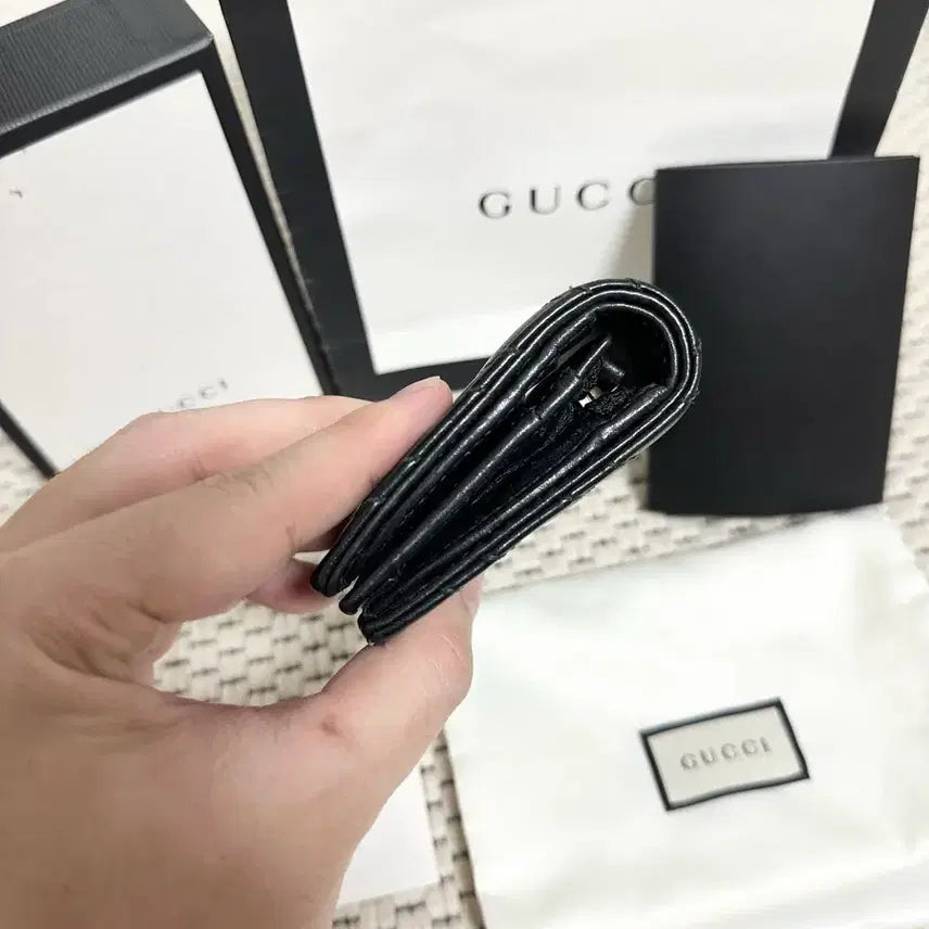[BUNJANG] Gucci Marmont Matelasse Wallet Black / (정품)(풀구성)구찌 마몬트 마틀라세 반지갑 블랙