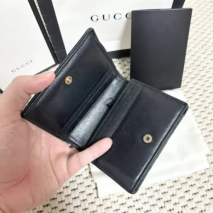 [BUNJANG] Gucci Marmont Matelasse Wallet Black / (정품)(풀구성)구찌 마몬트 마틀라세 반지갑 블랙