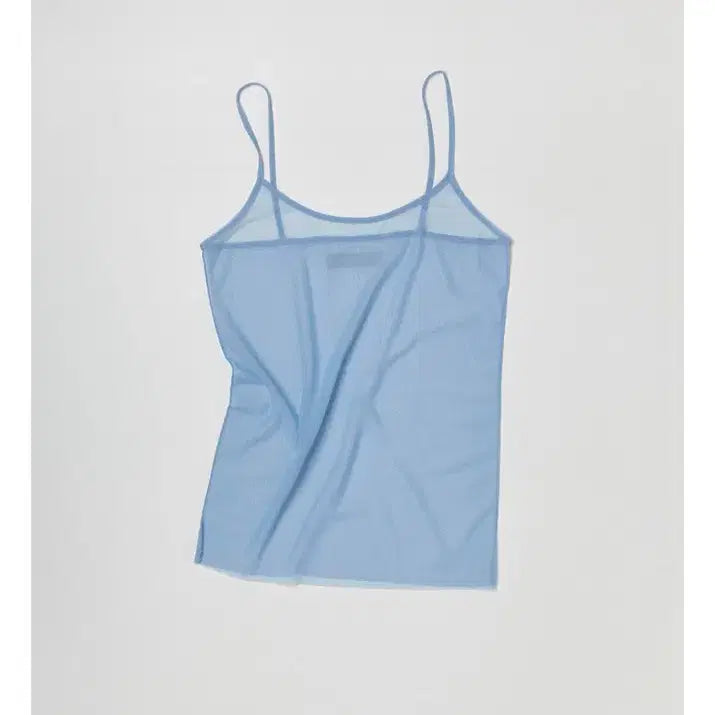 [BUNJANG] Nothing Everything Mesh Sleeveless Top Ice Blue / 낫띵에브리띵 매쉬 슬리브리스 탑 아이스블루