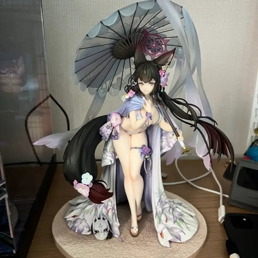 [BUNJANG] Blue Archive Wakamo Swimsuit Scale Figure with Case / 블루아카이브 수영복 와카모 스케일 피규어 + 전용케이스