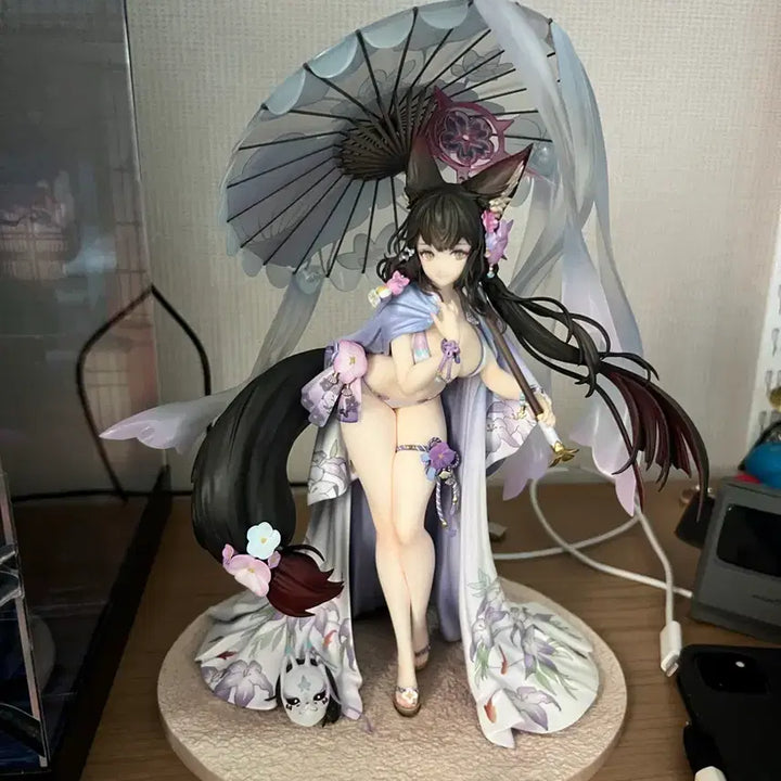 [BUNJANG] Blue Archive Wakamo Swimsuit Scale Figure with Case / 블루아카이브 수영복 와카모 스케일 피규어 + 전용케이스