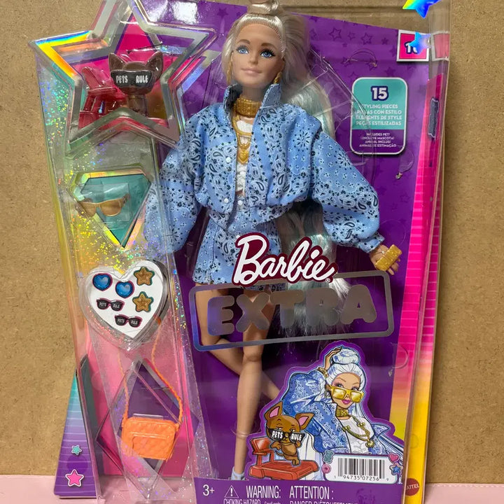 [BUNJANG] Barbie Extra Blue Doll / 엑스트라 블루 바비 인형