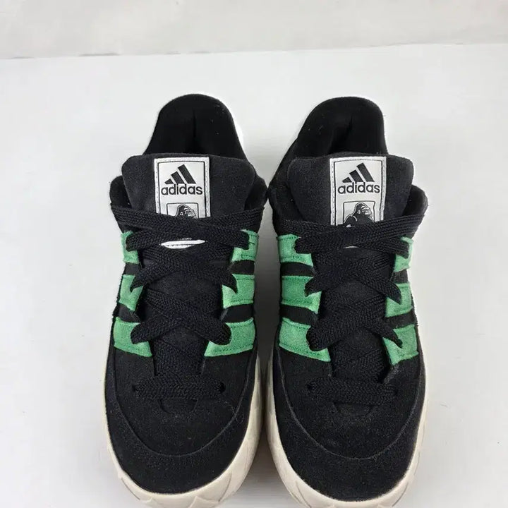 [BUNJANG] Adidas x Atmos x XLarge Adimatic Core Black Green Sneakers / 빈트로^^260 아디다스 x 아트모스 x 엑스라지 아디매틱 코어 블랙그린